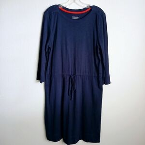Sporty Navy Dress Womens Size XL Coastal